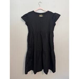 Nooworks Tiered Black Dress